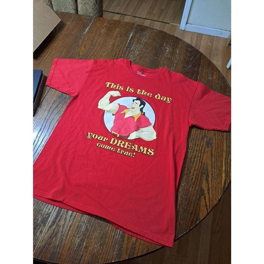 Large Disney Short Sleeve This is the Day Your Dreams Come True Beauty Beast Tee